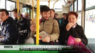 Vin 20 de autobuze noi şi un autocar la Timişoara