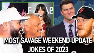 Most Savage Weekend Update Jokes of 2023 REACTION | OFFICE BLOKES REACT!!