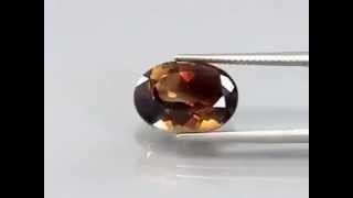 7.68 cts Oval ChampagneTopaz Brazil