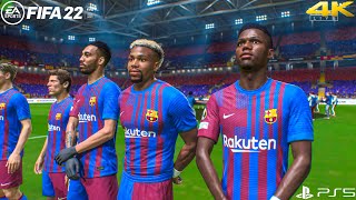 FIFA 22 PS5 - Barcelona Vs West Ham Ft. Auba, Torres, Traore, | UEFA Champions League | Gameplay