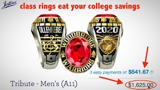 how to devote your entire college tuition to a class ring