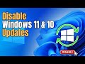 How to Disable Automatic Updates in Windows 10 & 11