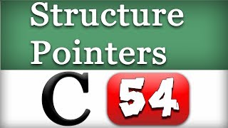Structure Pointers in C Programming Language Video Tutorial