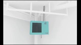 Powrmatic NVx Warm Air Suspended Heater