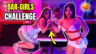 Arm-Wrestling Challenge💪 Who’s the Strongest Bar-Girl in Thailand?