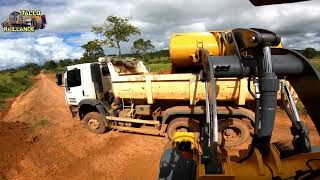 Pá Carregadeira Jhon Deere 524k 2, Carregamento de material, Cascalho.