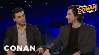 Adam Driver & Oscar Isaac Are The Bad Boys Of "Star Wars" | CONAN on TBS