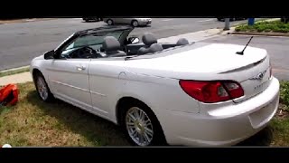 *SOLD* 2008 Chrysler Sebring Touring Convertible Walkaround, Start up, Tour and Overview