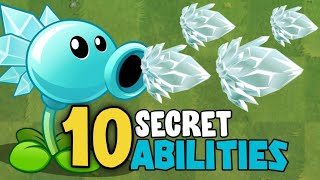 10 Secret abilities of Plants that you might actually MISSED in PvZ 2