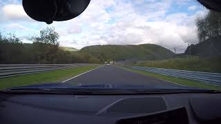 Patchy damp/dry conditions tourist lap of Nurburgring.. BTG 11:22 - Oct 1 2024 (M135i).