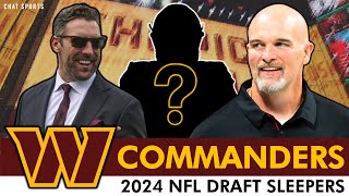Commanders Draft Targets: Top 10 NFL Draft SLEEPERS For Adam Peters & Dan Quinn To Consider
