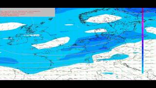 Vorticity-loop, Maandag 18UTC - forecast hour +120