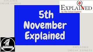 5th November 2020 | Gargi Classes Explained Analysis