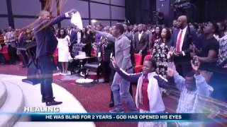 A Man Blind For 10 Years Received His Sight in Alleluia Ministries International (Pastor Alph LUKAU)