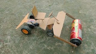 How To Make a Road Roller - homemade - road Roller use cardboard and Matchbox @SRCO #diy