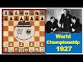 Alexander Alekhine vs Jose Raul Capablanca || Round 12 - World Championship Match 1927 @chessbuddies