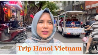 CAFE PINGGIR REL KERETA || TEMPAT MAKAN PHO HALAL || HARGA SEWA MOTOR || HANOI VIETNAM