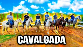 CAVALGADA com meus AMIGOS