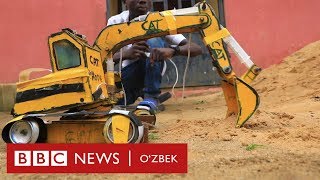 Ихтиро: 15 яшар бола экскаватор ясади - BBC Uzbek