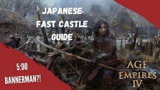 Japanese Fast Castle Build Order Guide - S9 AoE4