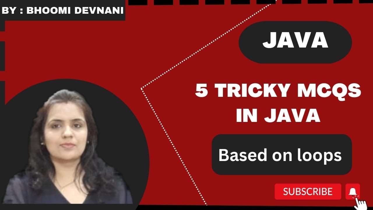Tricky MCQs In Java | Based On Loops In Java | Java Full Course - YouTube