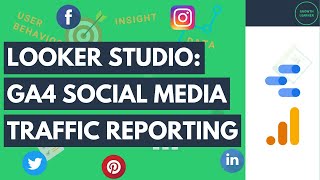 Google Analytics 4 Social Media Traffic Data for Looker Studio Dashboards & Reports