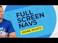 Create an Awesome Full Screen Navigation - UI/UX