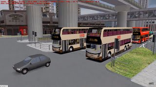 omsi 2 tour (1727) KMB 87K  馬鞍山 錦英苑 - 大學站 Kam Ying Court - University Station @ ADL E50D 12.8m