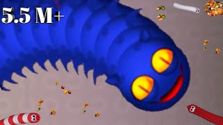 Worms zone io Biggest slither snake 5.5 million+ score | worms zone io epic 5.5 million+ score