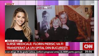 Florin Piersic, transferat în București, cu avionul SMURD, după operația la inimă