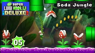 New Super Luigi U Deluxe (#5) World 5: Soda Jungle