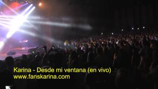 Karina - Desde mi ventana (en vivo)