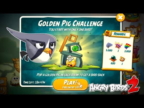 Desafío de Windows 11 Angry Birds 2 Golden Pig con juego de PC "Plata"