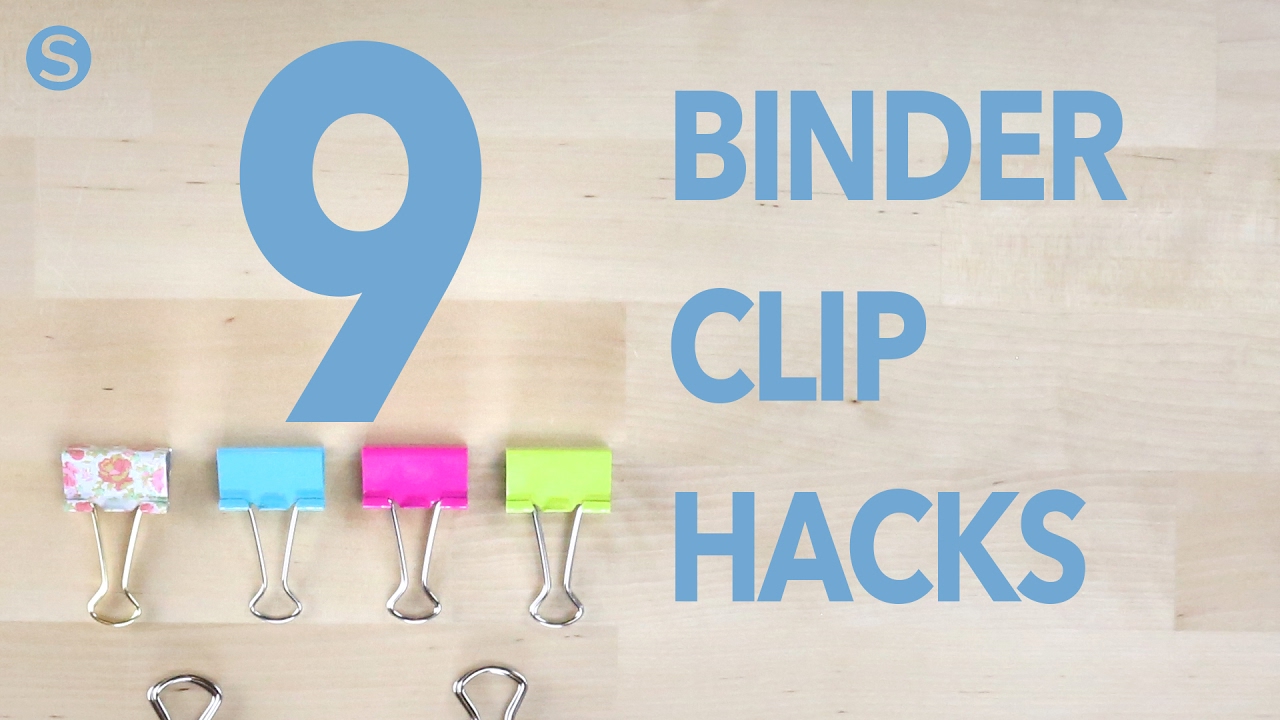 9 Easy And Useful Binder Clip Hacks Simplemost Youtube