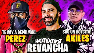 EL REY AKILES SE ENOJA 😡👑 PEREZ LE DA LA REVANCHA 😈 AKILES VS PEREZ PVP MUY TOXICO!! 👹