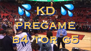 KD/Durant 💦 splashing pregame b4 Game 5 NBA Finals at Toronto Raptors