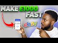 How To Make Your FIRST £1000 In PROFIT On eBay | Use This SIMPLE Trick