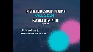 Fall 2024: Transfer Orientation