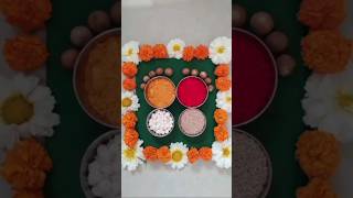 5 मिनिटात हळदी कुंकू सजावट || Haldi kumkum decoration within 5 mins... flower 💐