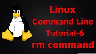 Linux Command Line Tutorial For Beginners 6 - rm and rmdir commands for linux