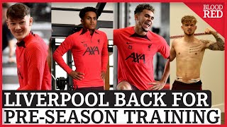 Liverpool BACK for pre-season! | Luis Diaz, Harvey Elliott, Fabio Carvalho, Calvin Ramsay | PICTURES