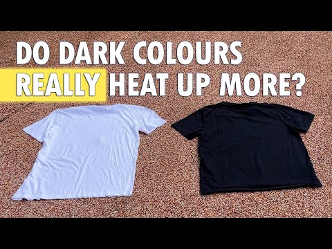 Which color will absorb the most heat?