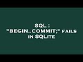 SQL : 
