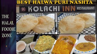 BEST HALWA PURI NASHTA in TOWN | ANDA PARATHA | DOODH PATTI | KOLACHI INN | HALAL FOOD MISSISSAUGA