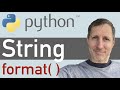 Python String FORMATting using the format function