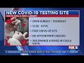 New Drive-Up Coronavirus Testing Site Opens