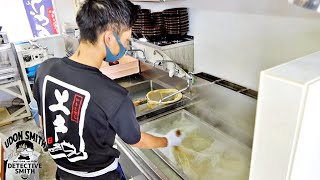 【伝説の味を】香川県内屈指の名店の讃岐うどんを高松で頂く【上戸うどん 高松中央卸売市場店】