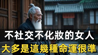 不社交、不化妝、不打扮的女人，大多是這幾種命運，很準！#修行思維 #修行 #福報 #禪 #道德經 #覺醒 #開悟 #禅修#化妆 #不合群 #独处的智慧 #真实的美丽