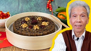 🧧 Dad's Chinese New Year Cake: Nian Gao with Red Bean (紅豆年糕)
