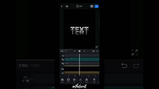 Echo Text Animation in VN  - Tutorial #shorts